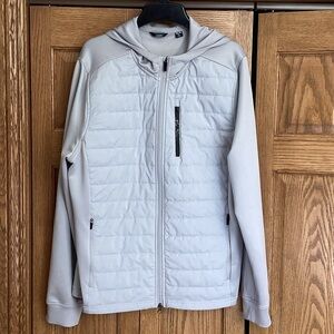 Ben Sherman sport Light Gray media full zip Performance Jacket. Men’s XL